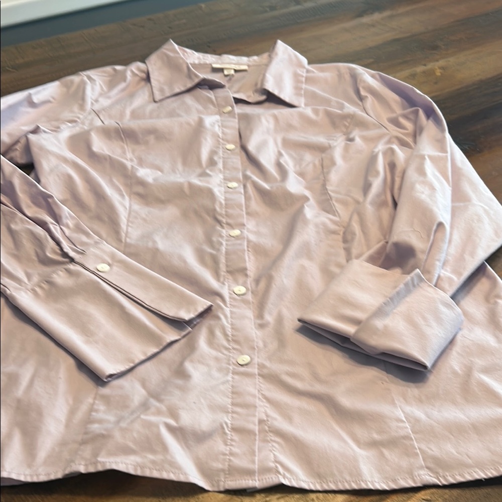 Light lavender Button-Up Shirt